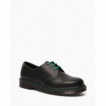 Dr Martens Férfi 1461 Contrast Stitch Smooth Bőr Oxford Cipő Fekete